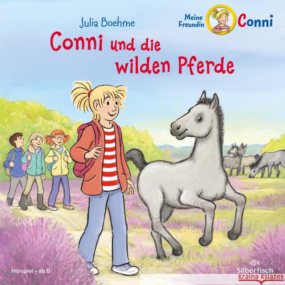 Conni und die wilden Pferde, 1 Audio-CD Boehme, Julia 9783745604627 Silberfisch - książka