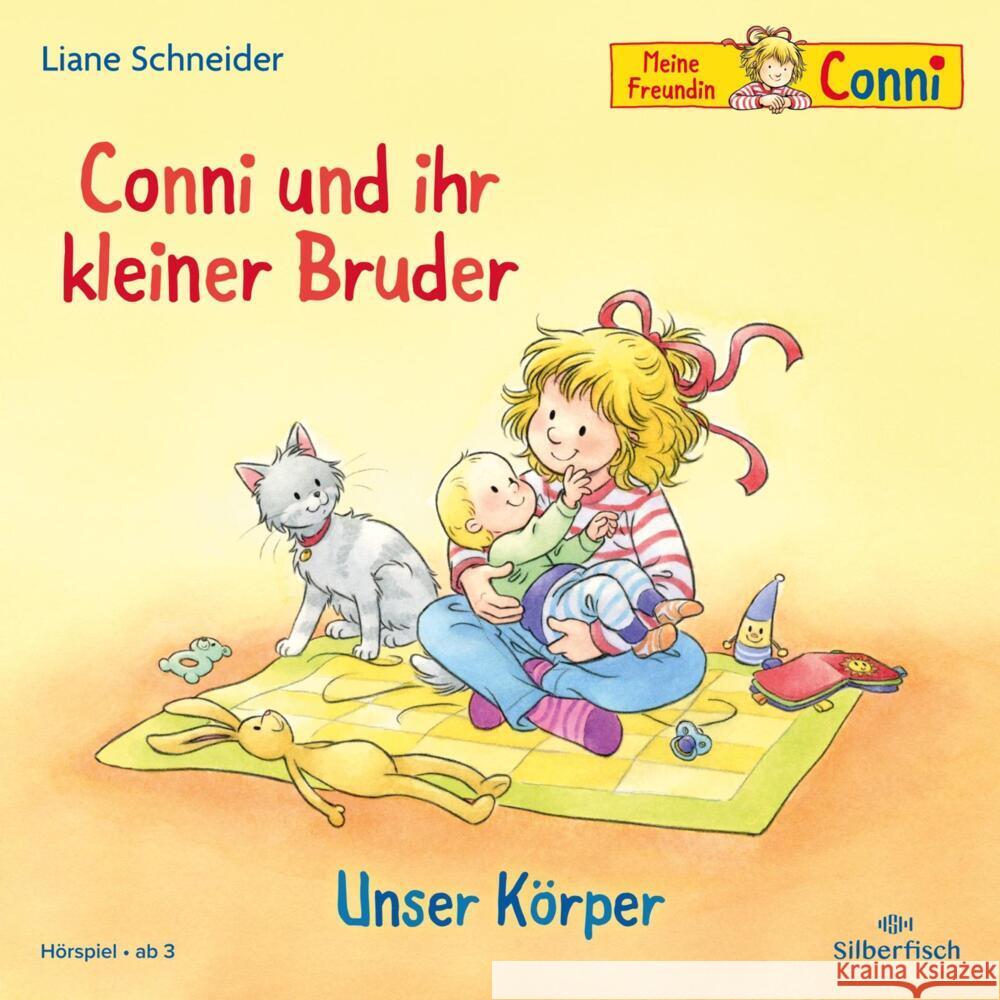 Conni und ihr kleiner Bruder / Unser Körper, 1 Audio-CD Schneider, Liane 9783745605174 Silberfisch - książka