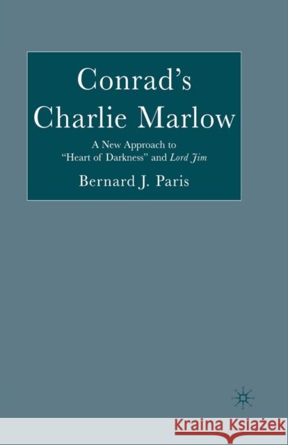 Conrad's Charlie Marlow: A New Approach to 