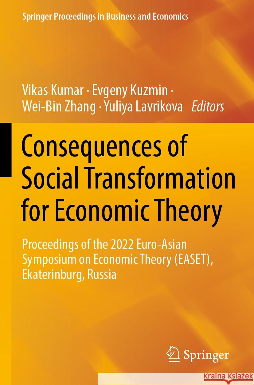 Consequences of Social Transformation for Economic Theory  9783031277870 Springer International Publishing - książka