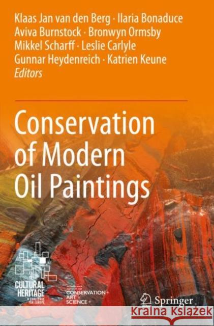 Conservation of Modern Oil Paintings Klaas Jan Va Ilaria Bonaduce Aviva Burnstock 9783030192563 Springer - książka