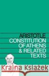 Constitution of Athens and Related Texts Aristotle                                Ernst Kapp Kurt Vo 9780028404202 Hafner Pub. Co.