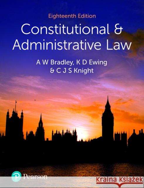 Constitutional and Administrative Law Christopher Knight 9781292402772 Pearson Education Limited - książka