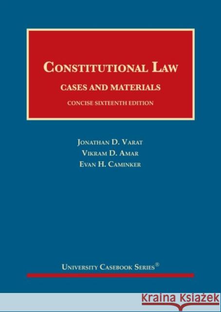Constitutional Law Evan H. Caminker 9781647083625 West Academic Publishing - książka