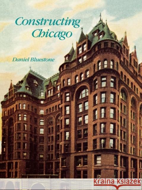 Constructing Chicago Daniel BlueStone 9780300057508 Yale University Press - książka