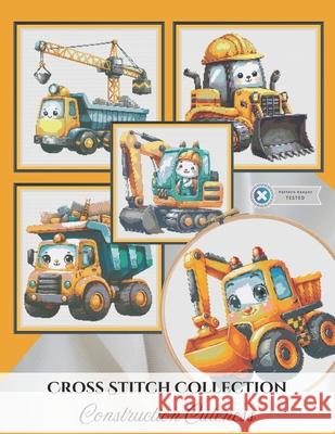 Construction Cuteness: Cross Stitch Collection Jolene Underwood 9798301122491 Independently Published - książka