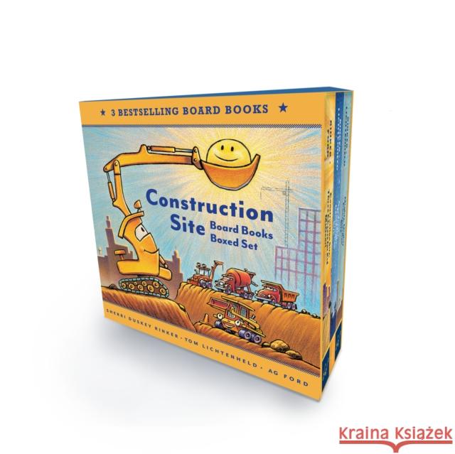 Construction Site Board Books Boxed Set Sherri Duskey Rinker Tom Lichtenheld Ag Ford 9781797219462 Chronicle Books - książka