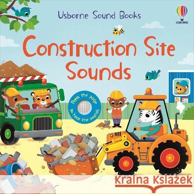 Construction Site Sounds Sam Taplin Federica Iossa 9781805071969 Usborne Books - książka