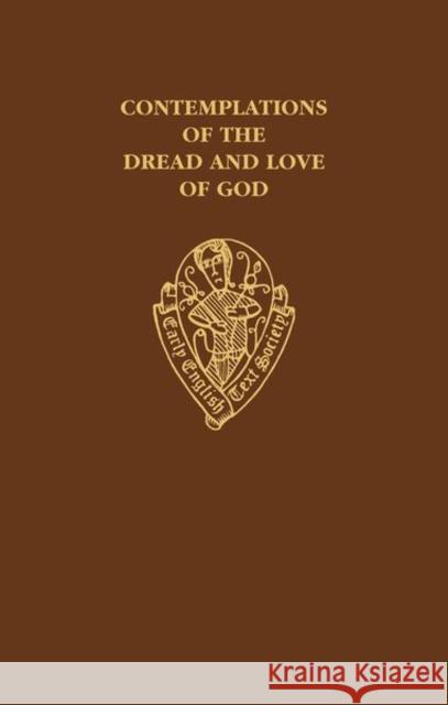 Contemplations of the Dread and Love of God Margaret Connolly 9780197223055 Early English Text Society - książka