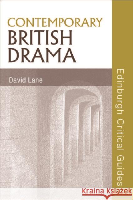 Contemporary British Drama  9780748638215 EDINBURGH UNIVERSITY PRESS - książka