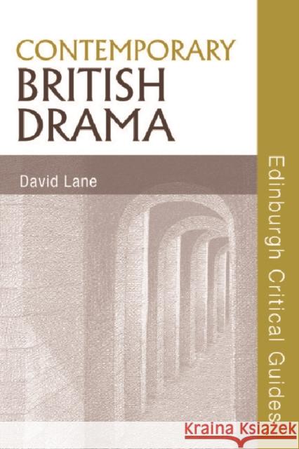 Contemporary British Drama  9780748638222 EDINBURGH UNIVERSITY PRESS - książka