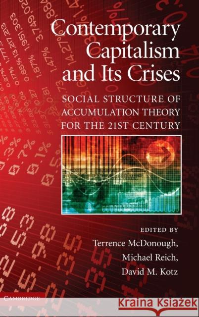 Contemporary Capitalism and Its Crises McDonough, Terrence 9780521515160 Cambridge University Press - książka