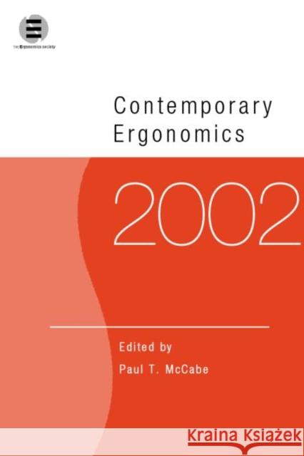 Contemporary Ergonomics 2002 Paul T. McCabe   9780415277341 Taylor & Francis - książka