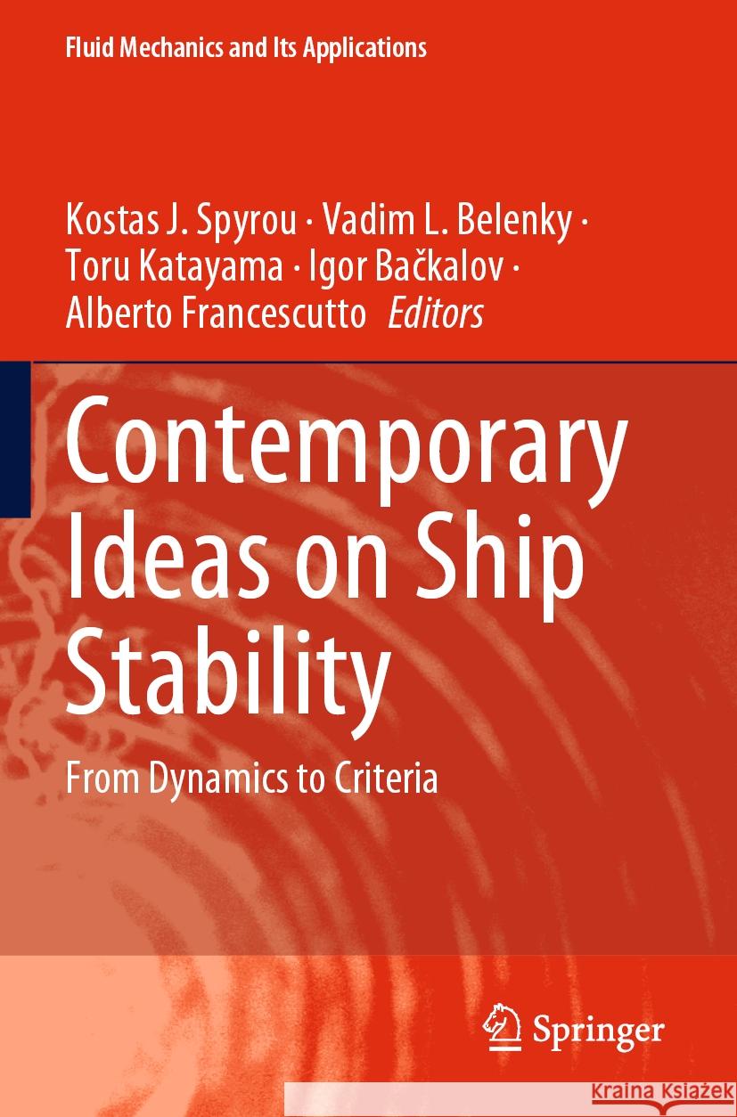 Contemporary Ideas on Ship Stability  9783031163319 Springer International Publishing - książka