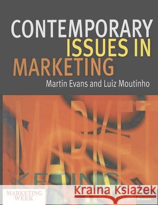 Contemporary Issues in Marketing Martin Evans 9780333677742  - książka