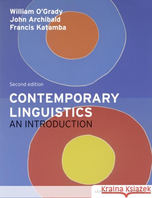 Contemporary Linguistics: An Introduction John Archibald 9781405899307 Pearson Education Limited - książka