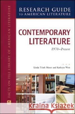 CONTEMPORARY LITERATURE, 1970-PRESENT Bruccoli Clark Layman 9780816078677 Facts on File - książka