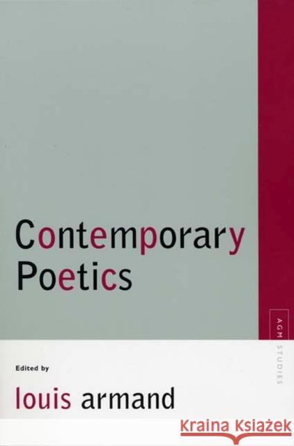 Contemporary Poetics Louis Armand 9780810123595 Northwestern University Press - książka