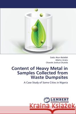 Content of Heavy Metal in Samples Collected from Waste Dumpsites Abdallah Saidu Akun 9783659372520 LAP Lambert Academic Publishing - książka