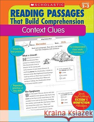 Context Clues Linda Ward Beech 9780439554268 Teaching Resources - książka