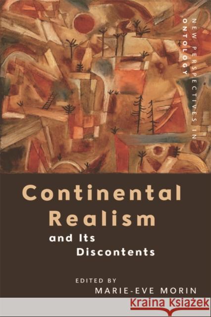 Continental Realism and Its Discontents Marie-Eve Morin 9781474444101 Edinburgh University Press - książka