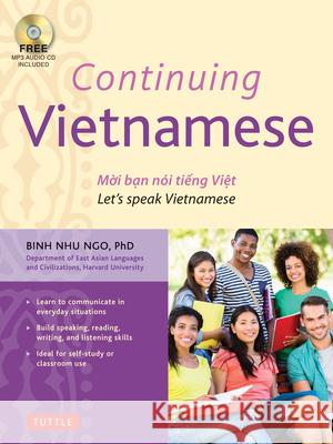 continuing vietnamese: let's speak vietnamese  Binh Nhu Ngo 9780804845335 Tuttle Publishing - książka