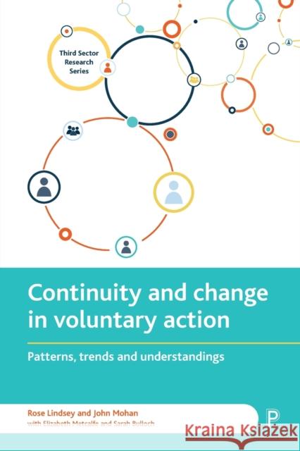 Continuity and Change in Voluntary Action: Patterns, Trends and Understandings Rose Lindsey John Mohan Elizabeth Metcalfe 9781447324843 Policy Press - książka