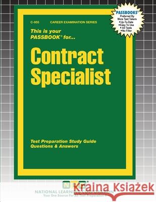 Contract Specialist Passbooks 9781799309550 National Learning Corp - książka