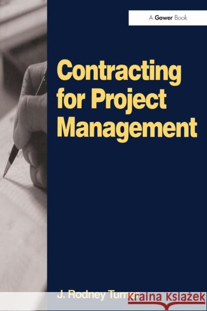 Contracting for Project Management  9780566085291 Gower Publishing Ltd - książka
