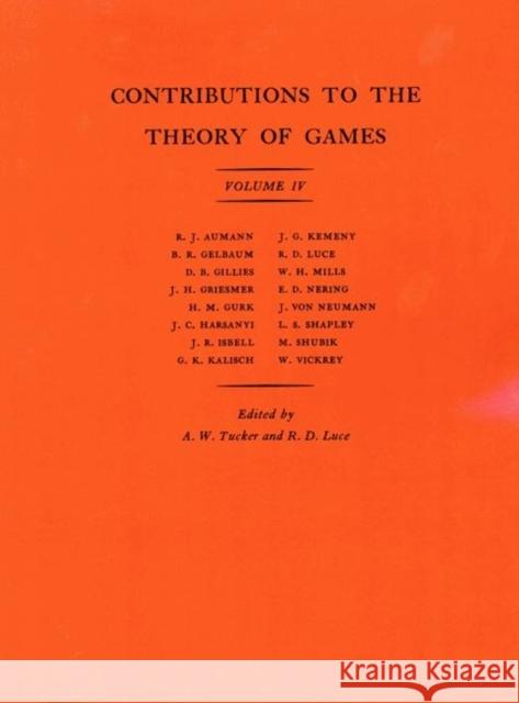 Contributions to the Theory of Games Tucker, Albert William 9780691079370 Princeton University Press - książka