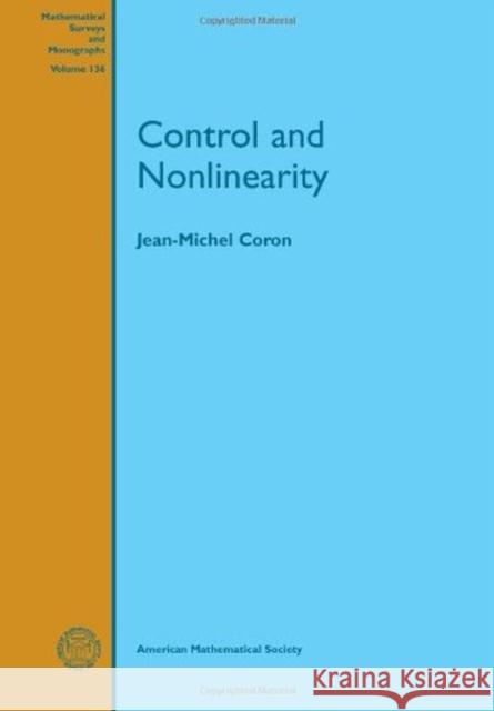 Control and Nonlinearity  Coron 9780821849187 Eurospan - książka