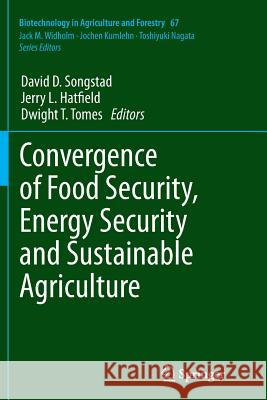 Convergence of Food Security, Energy Security and Sustainable Agriculture David D. Songstad Jerry L. Hatfield Dwight T. Tomes 9783662521007 Springer - książka