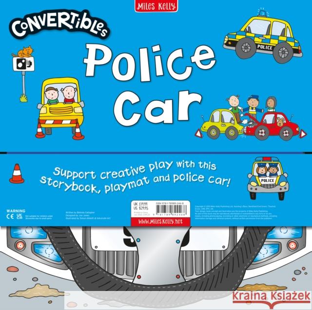Convertible Police Car Miles Kelly 9781789892468 Miles Kelly Publishing Ltd - książka