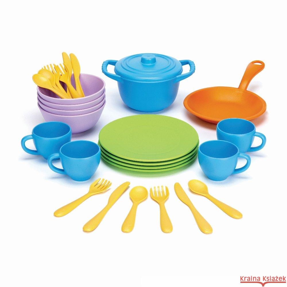 Cookware & Dining Set Green Toys 0793573454263 Greentoys - książka