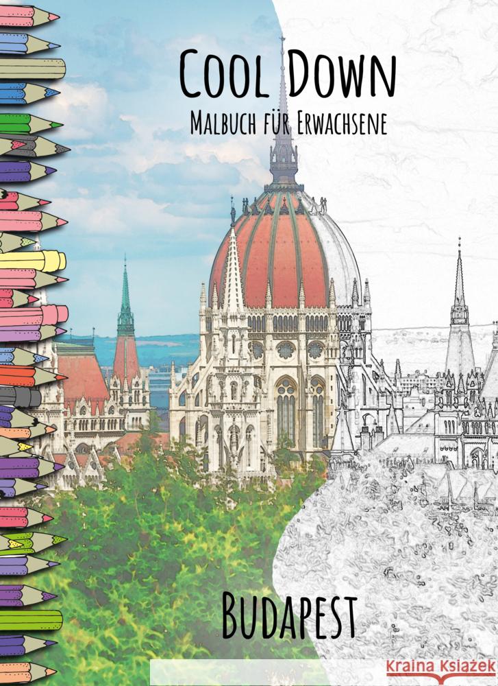Cool Down | Malbuch für Erwachsene: Budapest Herpers, York P. 4260068866499 Herpers Verlag - książka