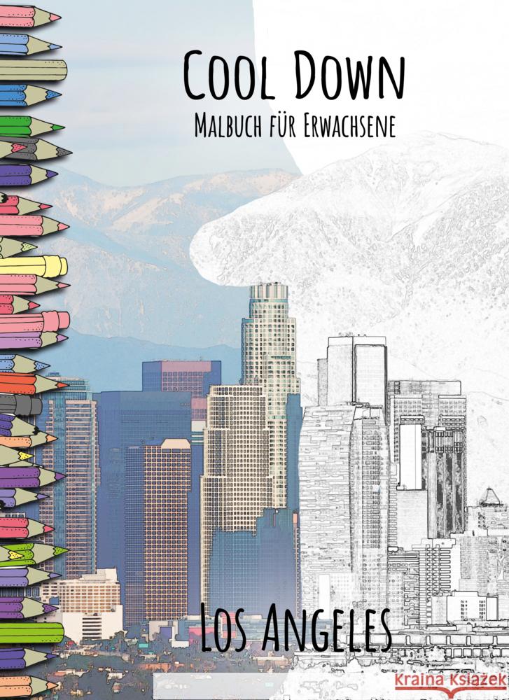 Cool Down | Malbuch für Erwachsene: Los Angeles Herpers, York P. 4260068866543 Herpers Verlag - książka