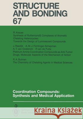 Coordination Compounds: Synthesis and Medical Application Allen Bulman Anne M. J. Fichtinger-Schepman Ronald Krause 9783662151587 Springer - książka