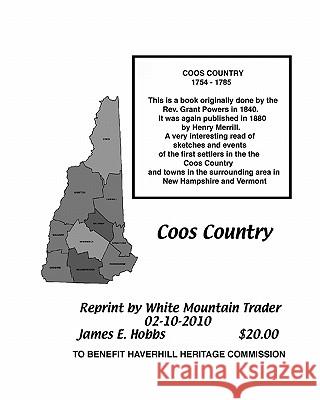 Coos Country James E. Hobbs 9781451507638 Createspace - książka