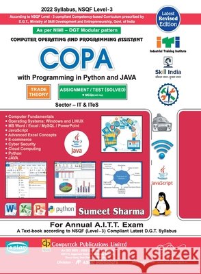 Copa Theory & Asst. with Python & Java (Nsqf-3 Syll.) G. S. Sethi 9788173179785 Computech Publications Limited - książka