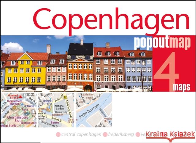 Copenhagen PopOut Map  9781914515361 Heartwood Publishing - książka