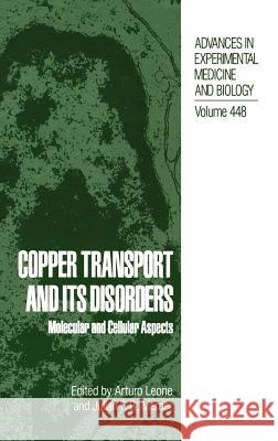 Copper Transport and Its Disorders Leone, Arturo 9780306460456 Kluwer Academic Publishers - książka