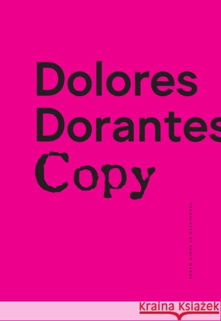 Copy Dolores Dorantes 9781950268573 Wave Books - książka