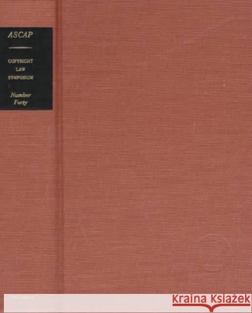 Copyright Law Symposium  9780231110600 Columbia University Press - książka