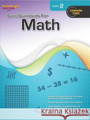 Core Standards for Math Reproducible Grade 2 Houghton Mifflin Harcourt 9780547878201 Harcourt School Supply - książka