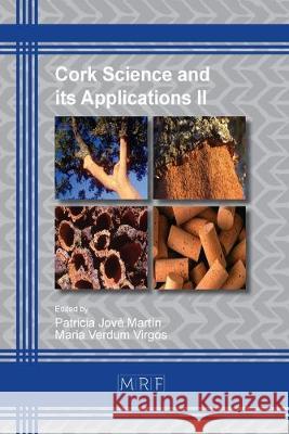 Cork Science and its Applications II Patricia Jov Maria Verdu 9781644900406 Materials Research Forum LLC - książka