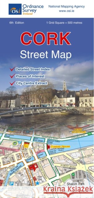 Cork Street Map Ordnance Survey Ireland 9781908852748 Ordnance Survey - książka