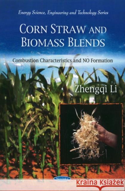 Corn Straw & Biomass Blends: Combustion Characteristics & NO Formation Zhengqi Li 9781608765782 Nova Science Publishers Inc - książka