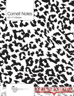 Cornell Notes: B&W Jaguar Pattern Cover - Best Note Taking System for Students, Writers, Conferences. Cornell Notes Notebook. Large 8 &zoo Press 9781726441353 Createspace Independent Publishing Platform - książka
