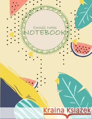 Cornell Notes Notebook: Note Taking Notebook, For Students, Writers, school supplies list, Notebook 8.5 x 11- 120 Pages Hang Cornote 9781721873227 Createspace Independent Publishing Platform - książka