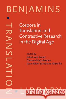 Corpora in Translation and Contrastive Research in the Digital Age  9789027209184 John Benjamins Publishing Co - książka